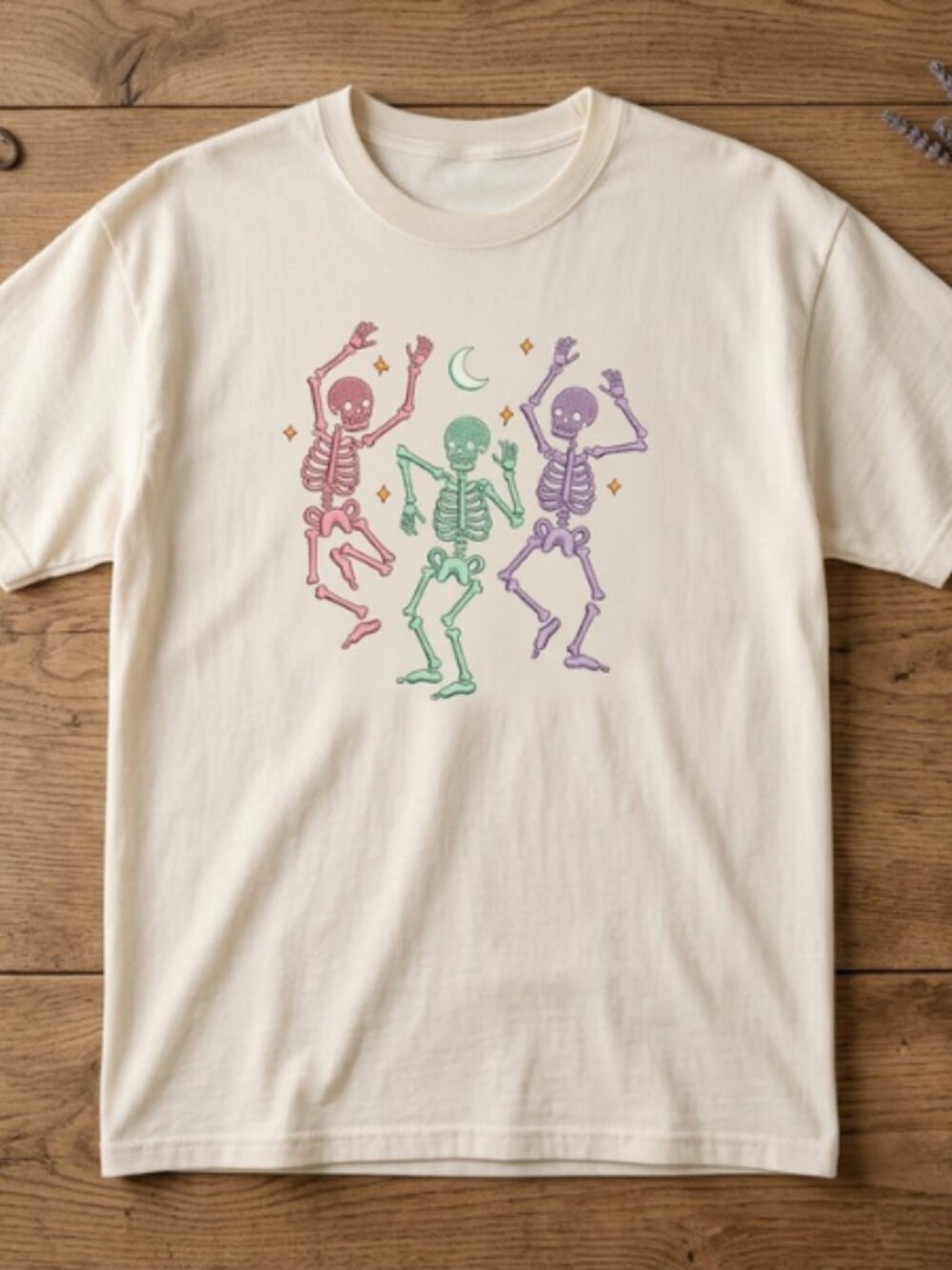 Cute Dancing Skeleton Halloween oversized tee Unnisex T  Shirt